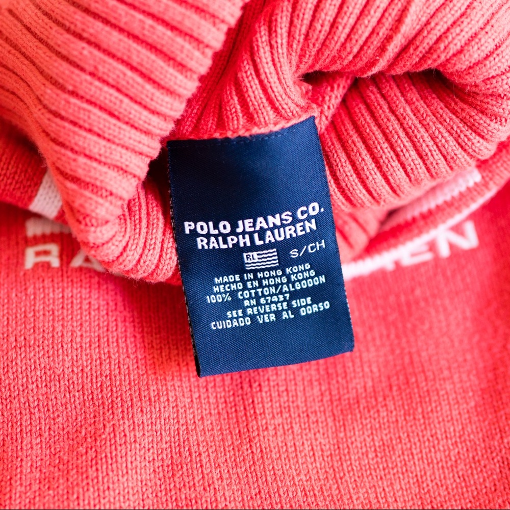 Vintage 90s Polo Ralph Lauren Turtleneck Sweater - Picture 3 of 5